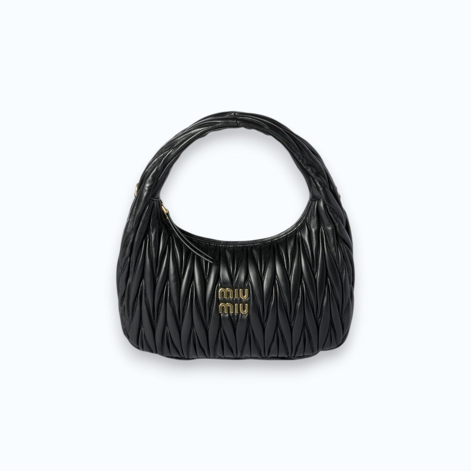 Miu Miu Wander Matelassé Nappa Leather