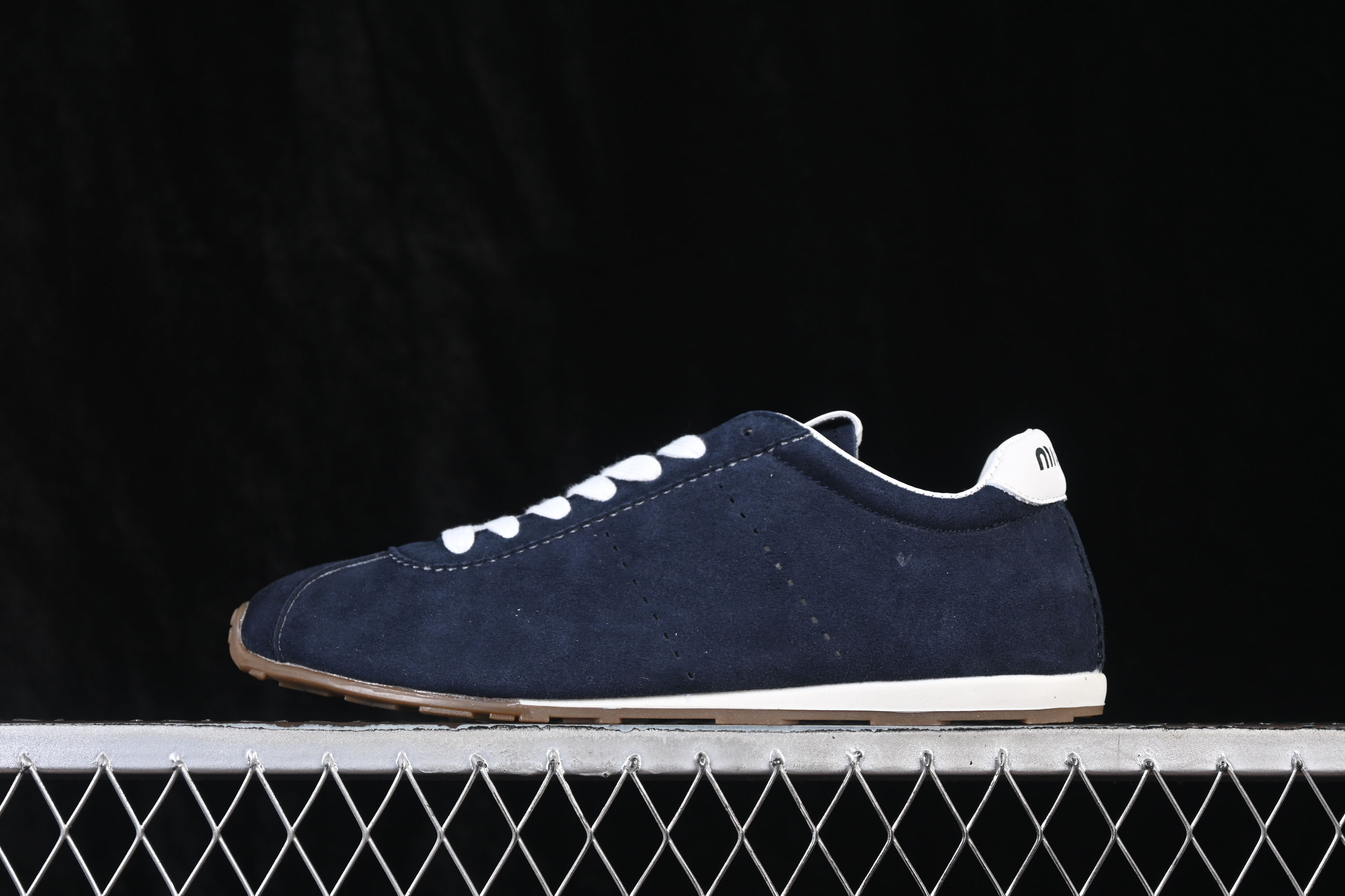 Miu Miu Plume Suede Sneakers