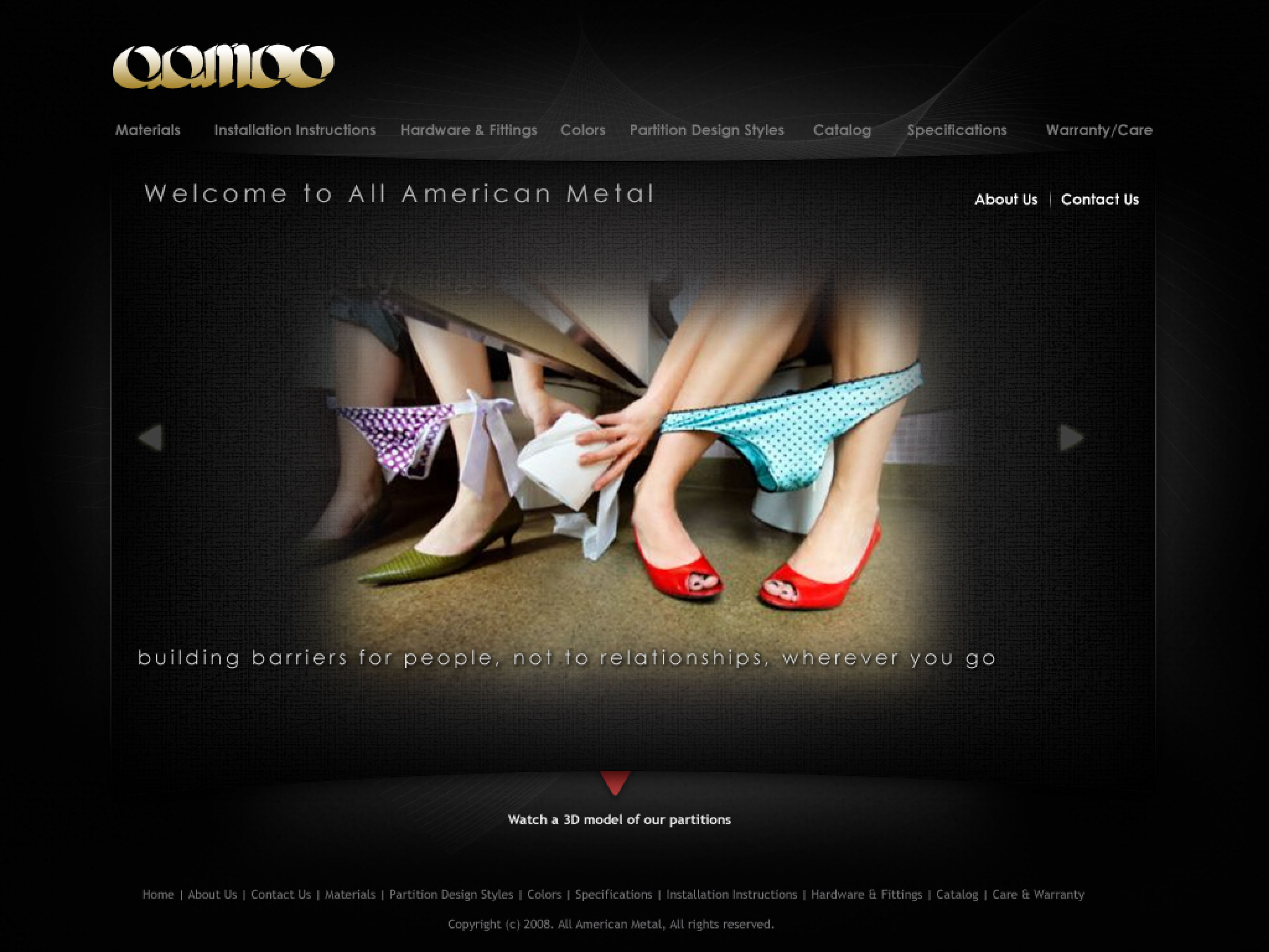 All America Metal website