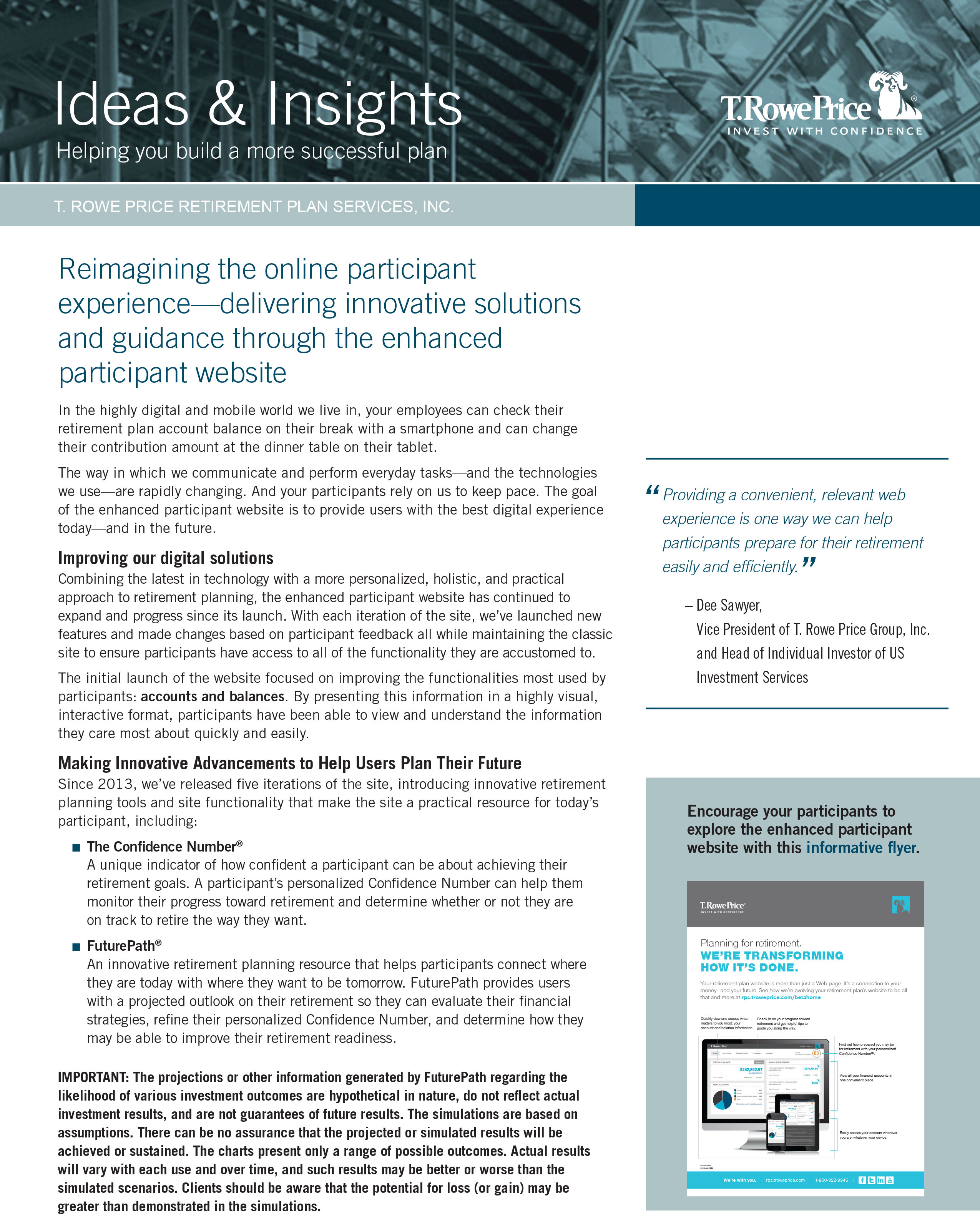 Digital Newsletter T. Rowe Price