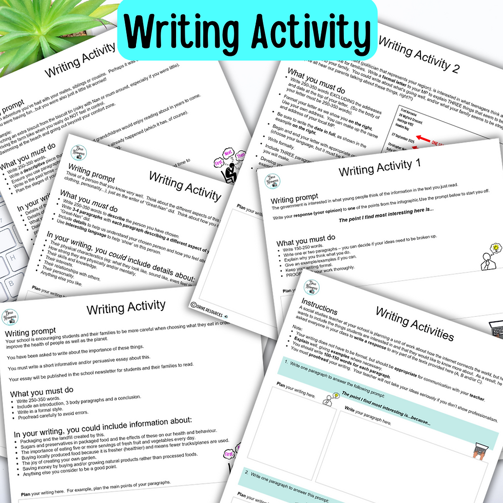 Thumbnail: Literacy - Reading and Writing - Set B - Activities 6-10 -  BUNDLE