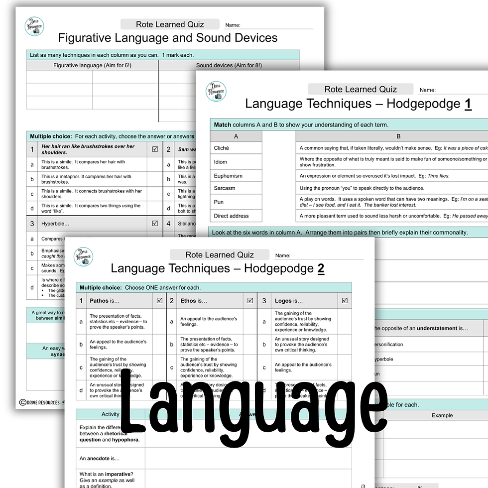 Thumbnail: Revision tests for rote learning