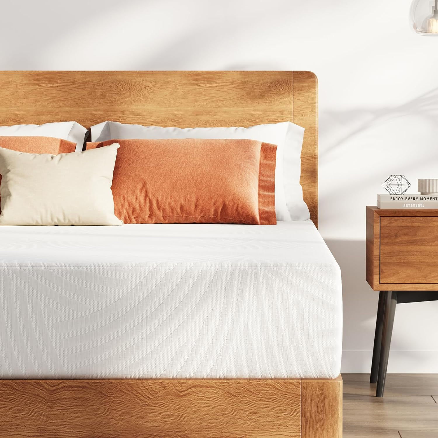 Sweetnight Memory Foam Mattress, 12 Inch Queen Size Mattress in a Box for Press