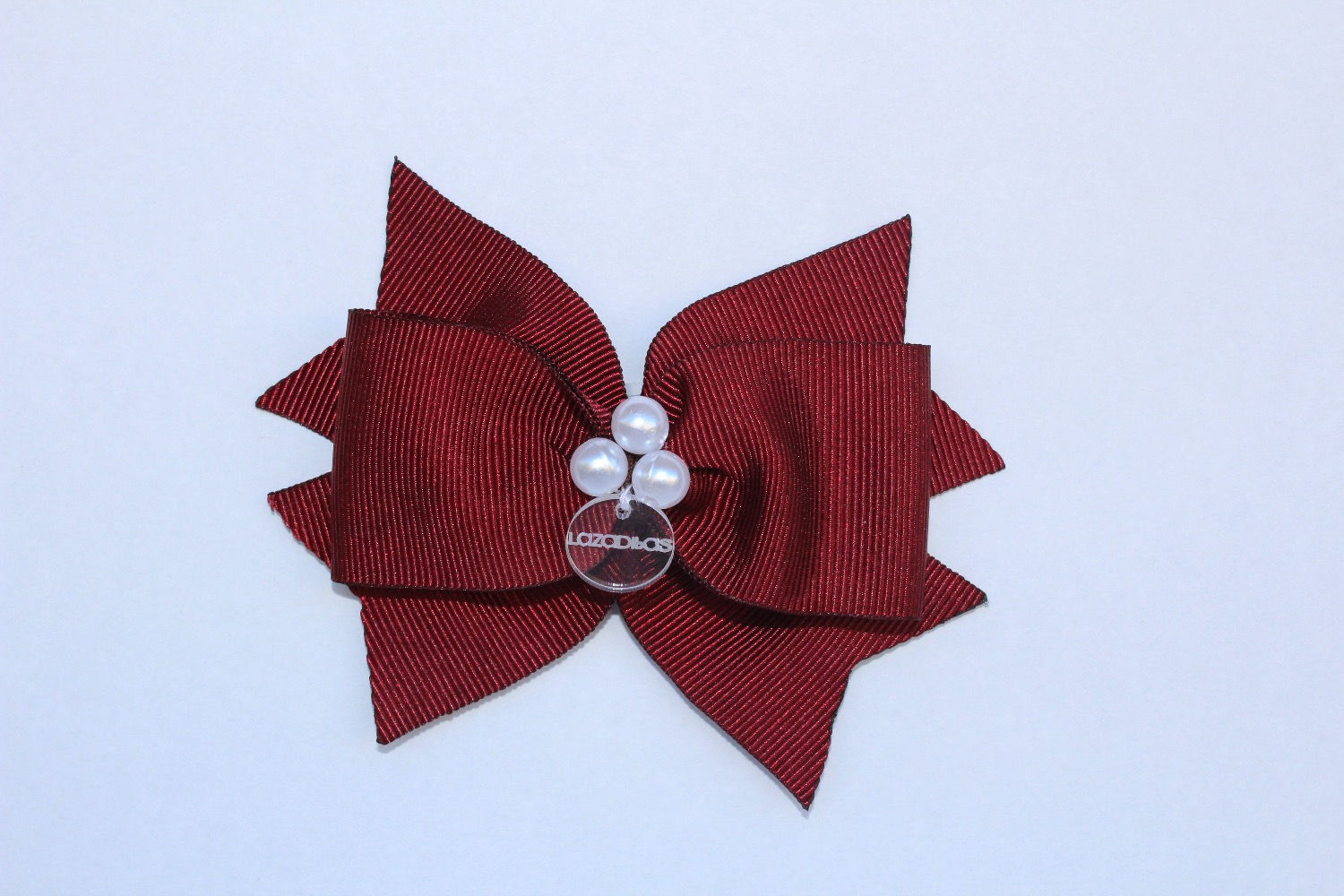 Lazo Triple Mediano de Pinza Vinotinto