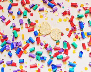 confetti and crackers