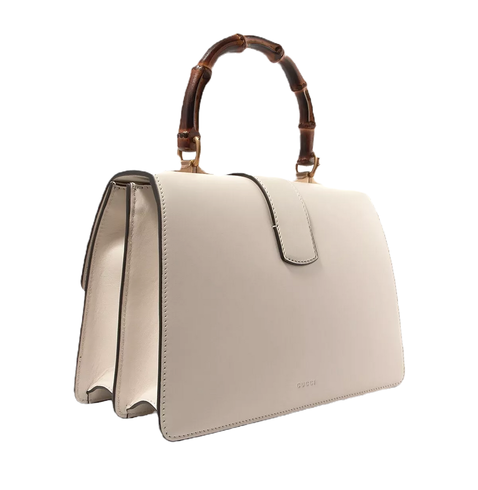 Thumbnail: Gucci Leather Web Dionysus Bamboo Top Handle Shoulder Bag