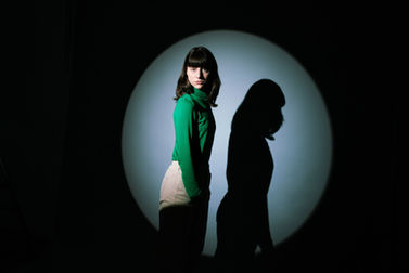 Natalina Muggli, Absence, collage artwork in the studio, Wien 2023, photographed by Franzi Kreis
