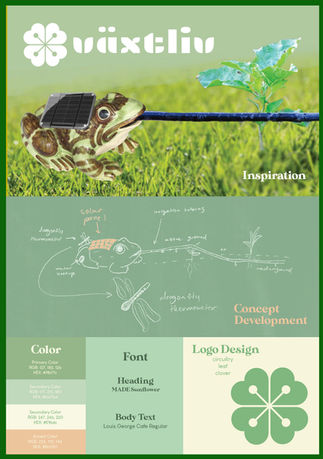 Vaxtliv Water Pump Branding