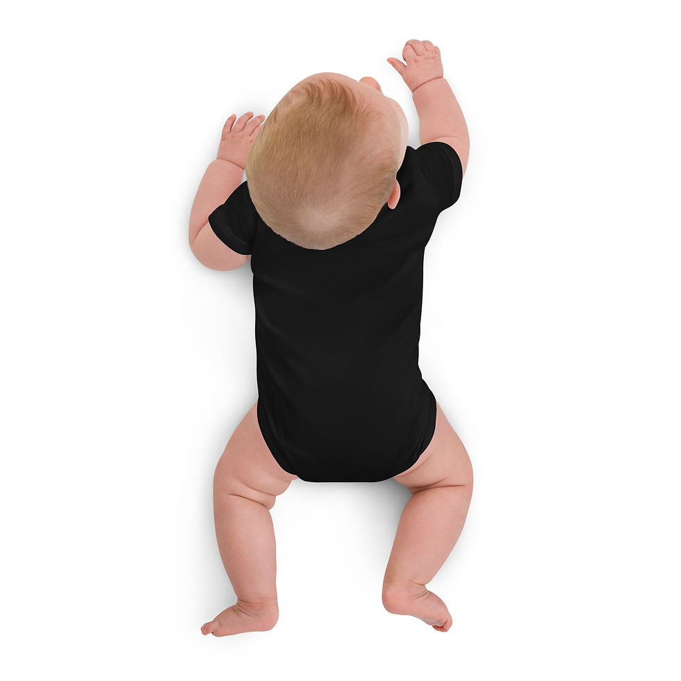 Miniaturbild:  Baby-Body aus Bio-Baumwolle | Rot-weisses Karomuster