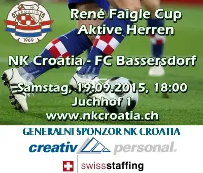 15.09.2015 - Najava: Kup Rene Faigle 2. Runda