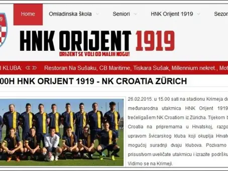 20.02.2015 - HNK Orijent Rijeka – NK Croatia