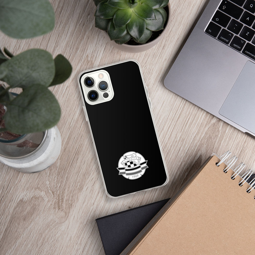 Miniaturbild: Hülle für iPhone® | NK Kroatien Zürich | Schwarz-Weiss