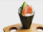 R18.SALMON & AVOCADO HAND ROLL