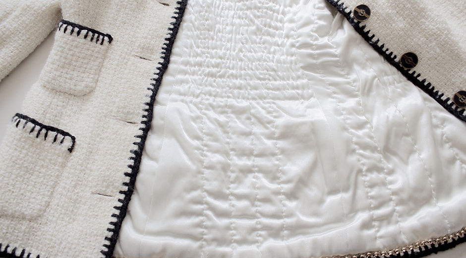Coco jacket lining and interior structure work