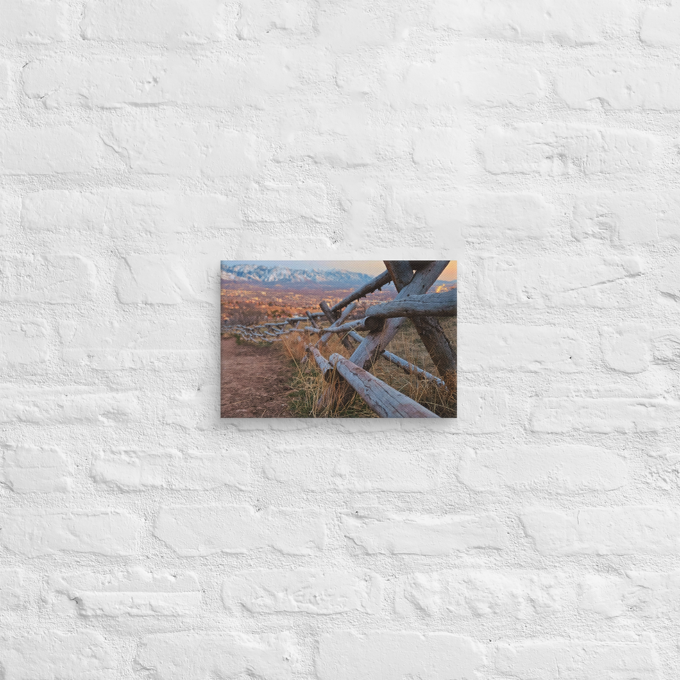 Thumbnail: SLC Fence Canvas Print
