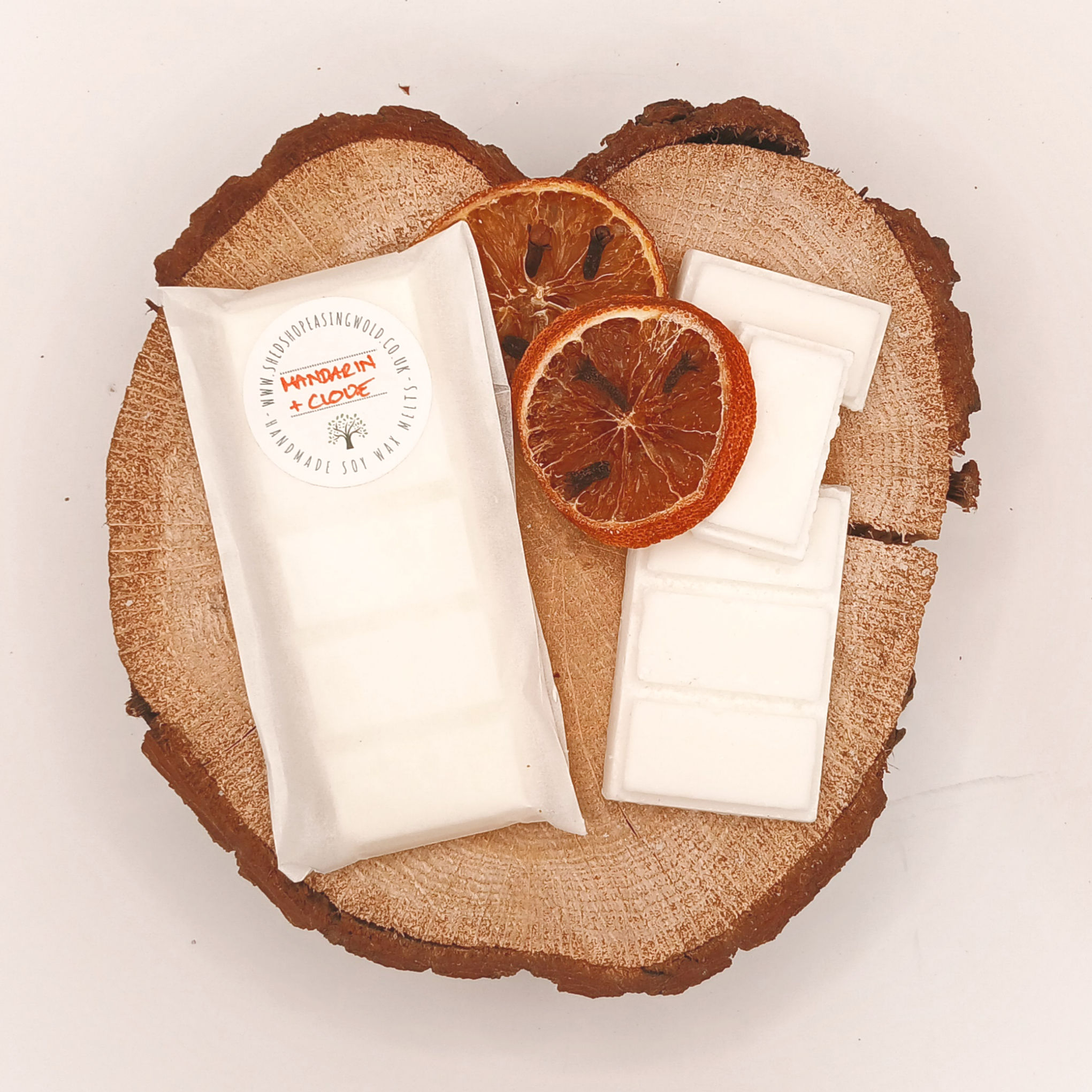 MANDARIN & CLOVE soy wax snap bar