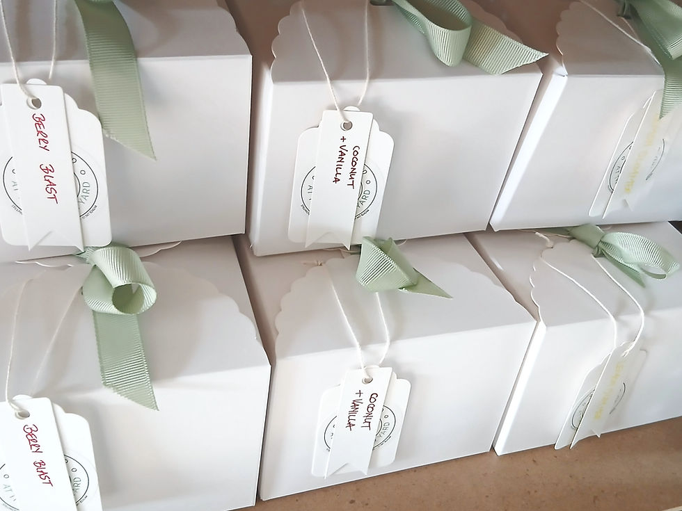 Thumbnail: NORDIC HOUSE CANDLE TRAY GIFT BOX