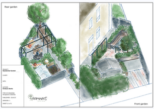 Innovative, lush, family & wildlife friendly residential garden in Edinburgh