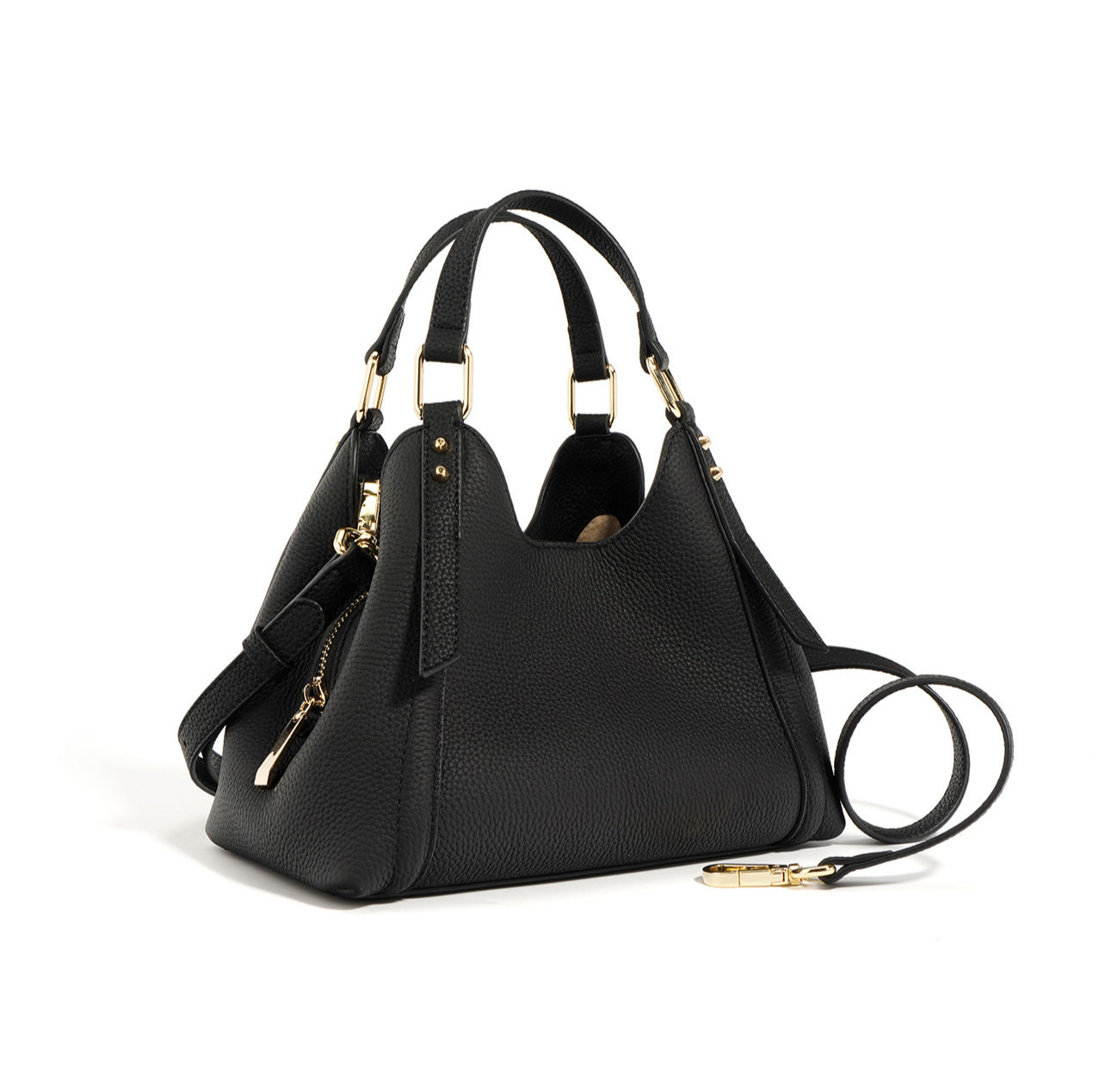 Women's Cowhide Leather Zane Hobo Bag