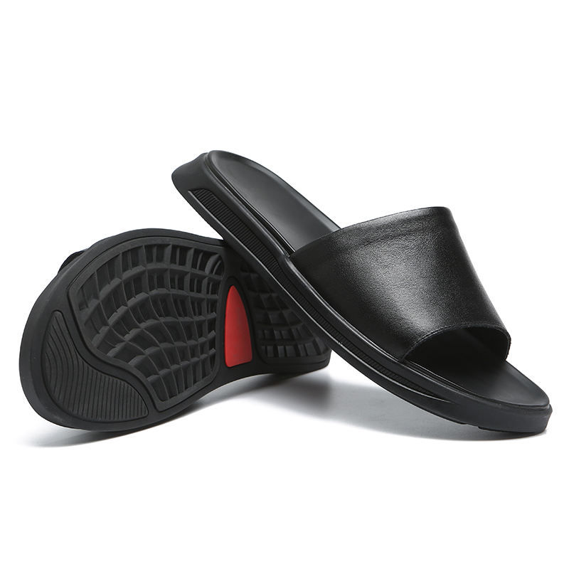 Men's Genuine Italian Leather Slides
