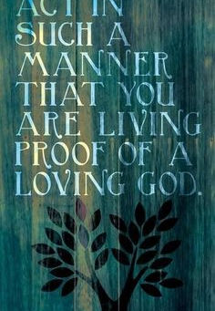 Proof Of A Loving God