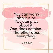 Pray or Worry