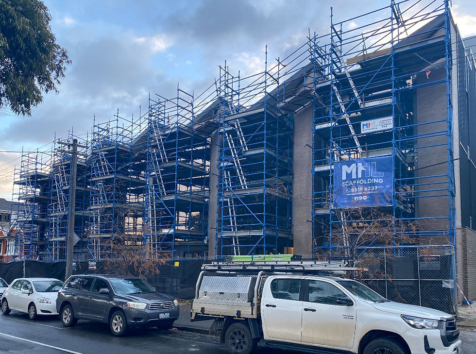 MHL Scaffolding - Hunt Collaborative Project North Melbourne