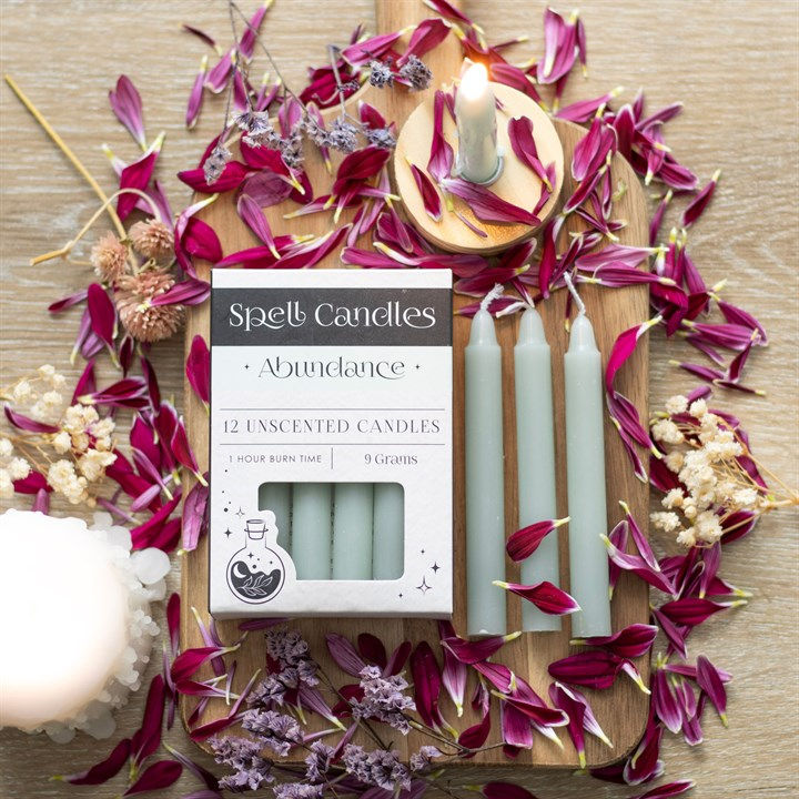 Thumbnail: Pack of 12 Abundance Spell Candles