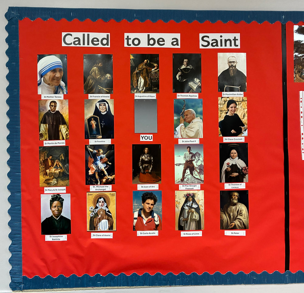 Saint Project Board Example Called To Be A Saint (Display Board Idea)