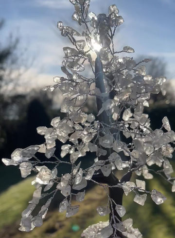 Thumbnail: Clear Quartz Crystal Tree 300 Gems 