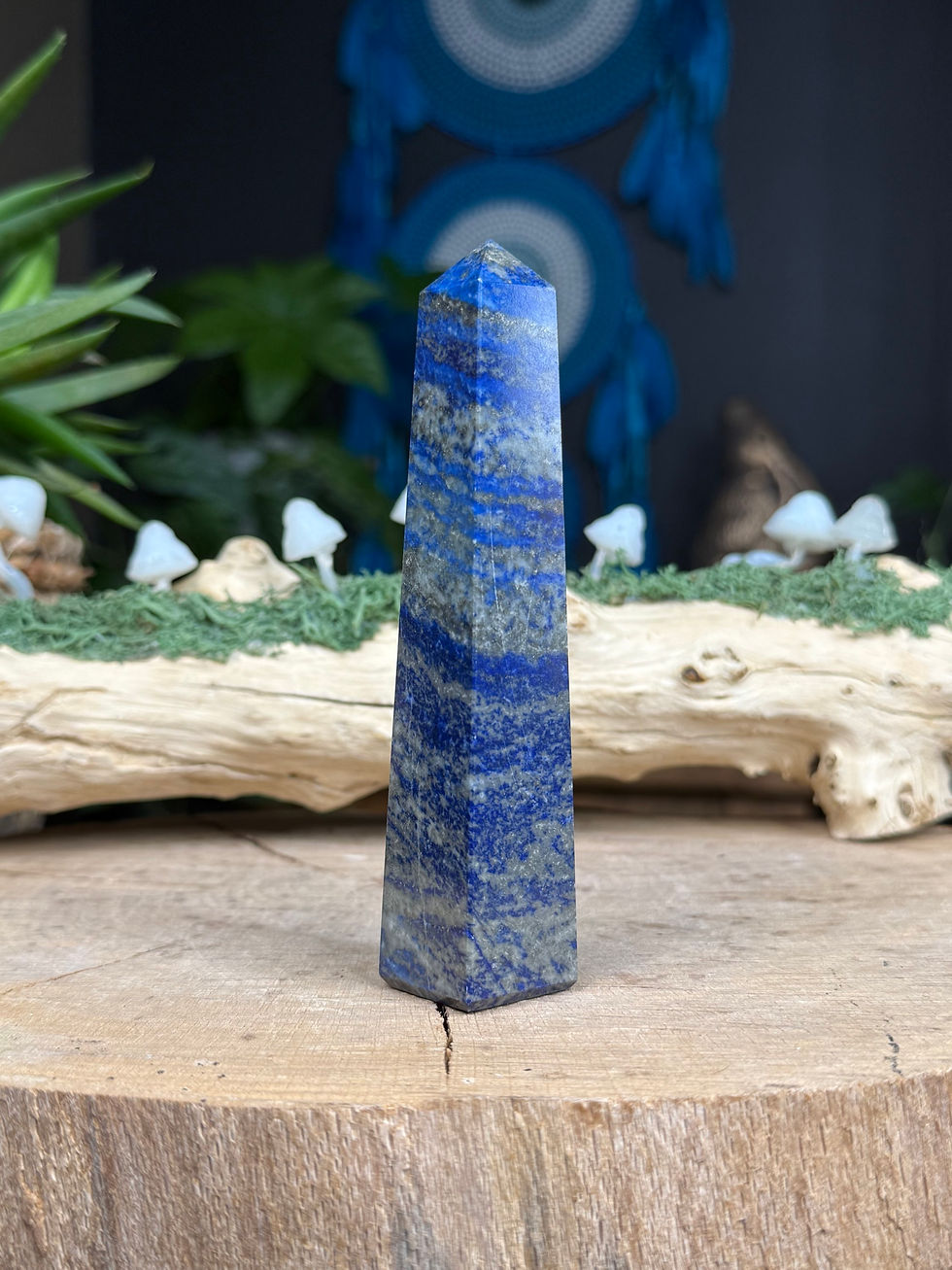 Lapis Lazuli Obelisk Shaped Tower Protection
