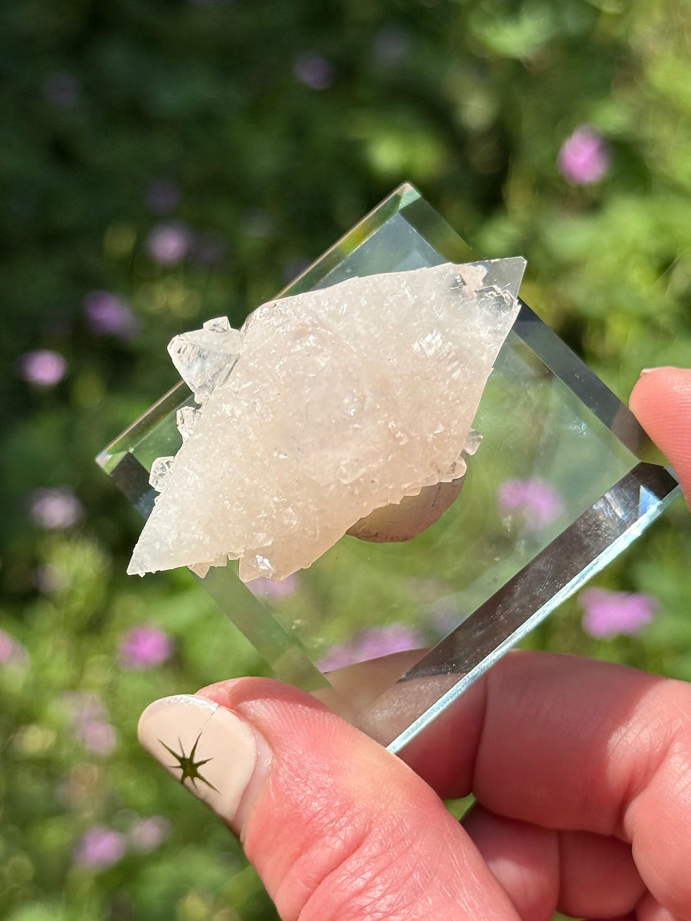 Thumbnail: Pink Apophyllite Natural Octahedron Formation Specimen