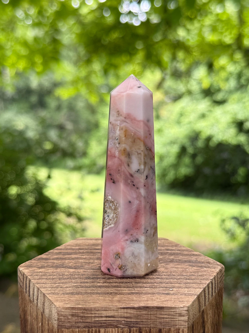 Thumbnail: Peruvian Pink Opal 8-Sided Point