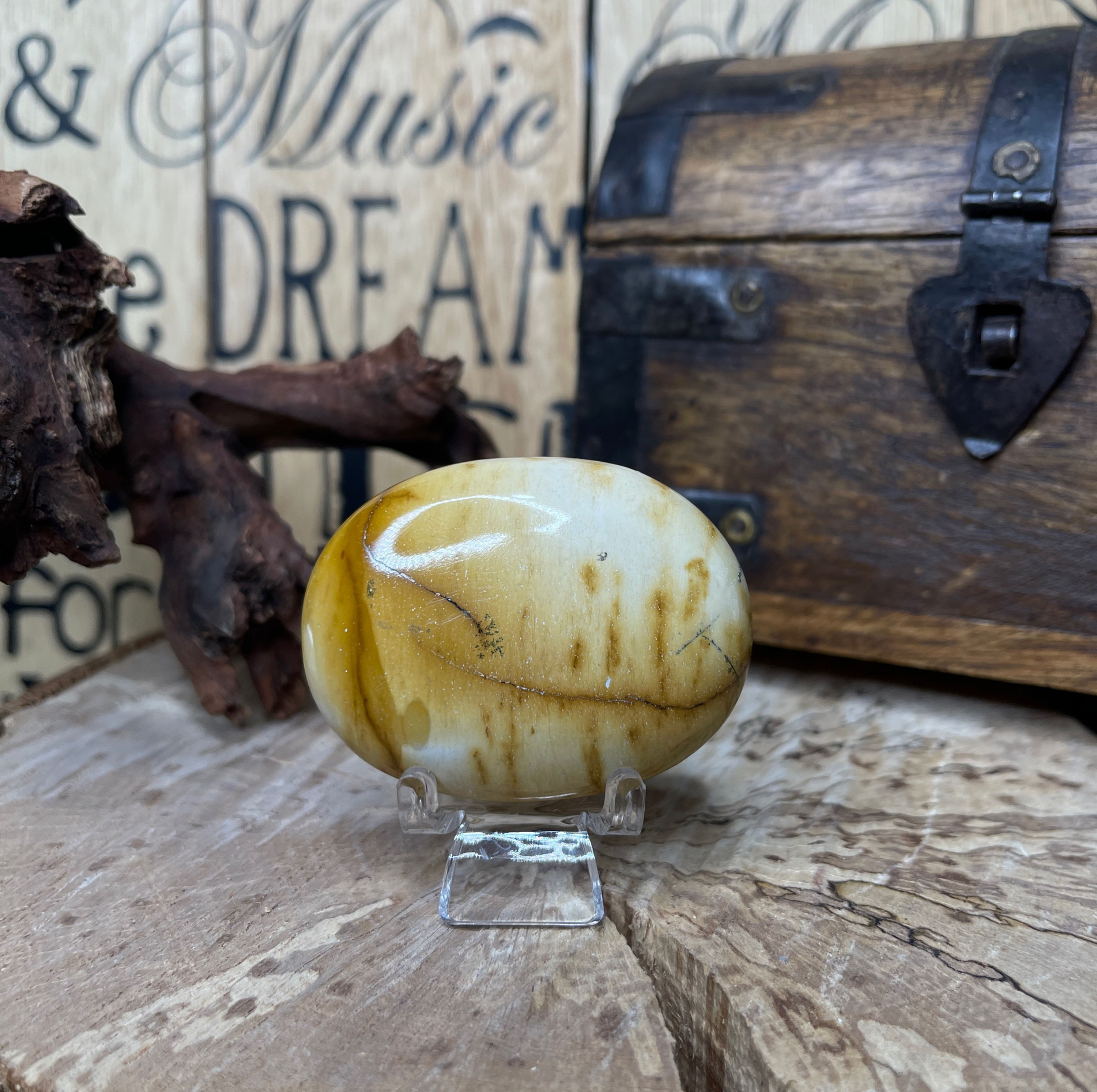 Mookaite Jasper Soap Bar Palm Stone