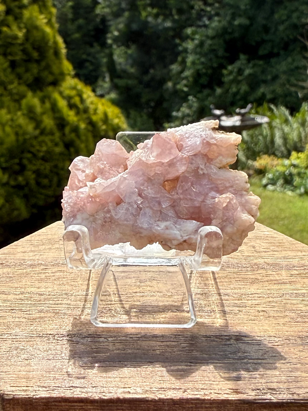 Thumbnail: Pink Amethyst Cluster Geode Sourced from Patagonia 