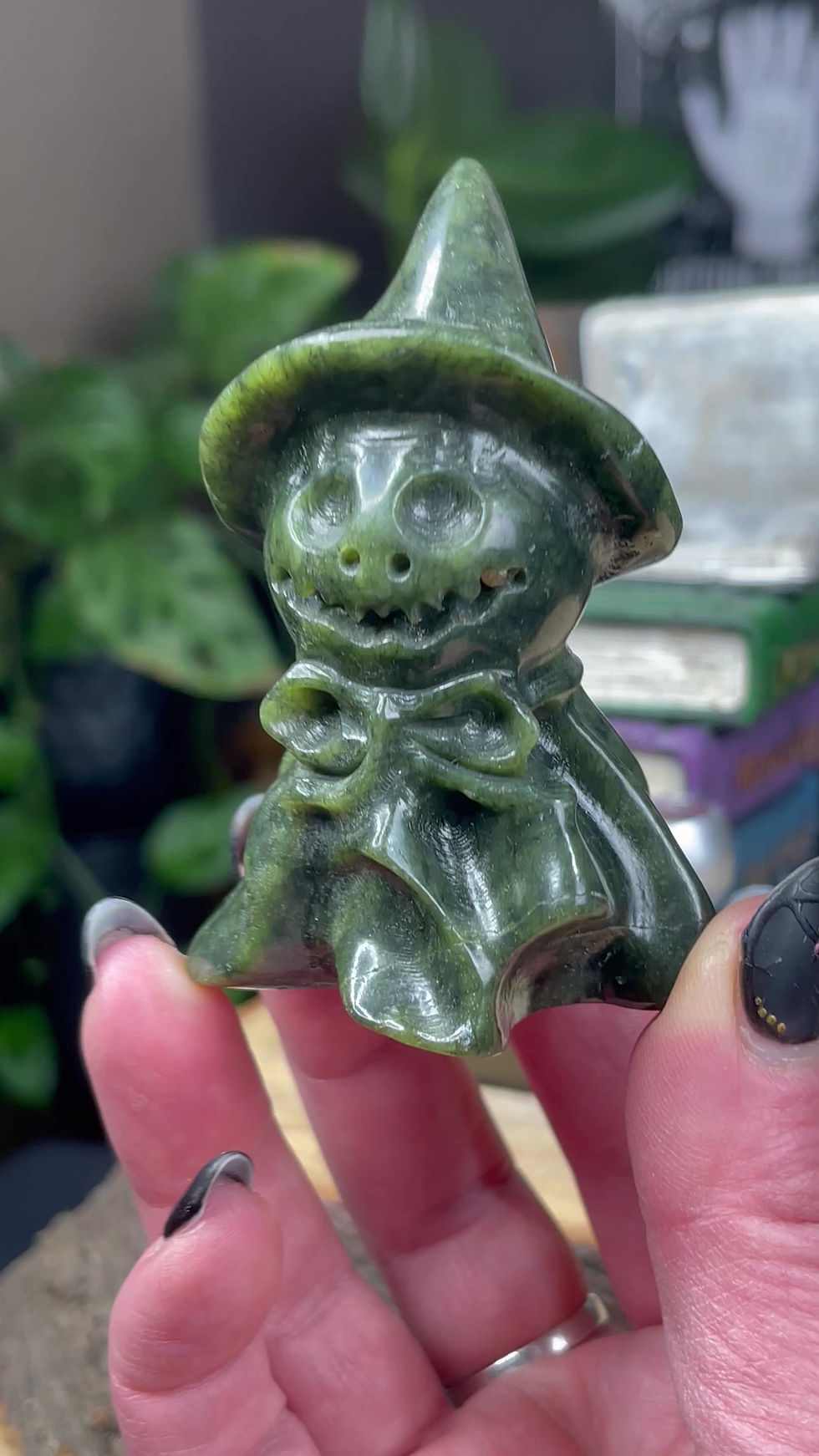 Thumbnail: Green Jade Witchy Pumpkin Carving