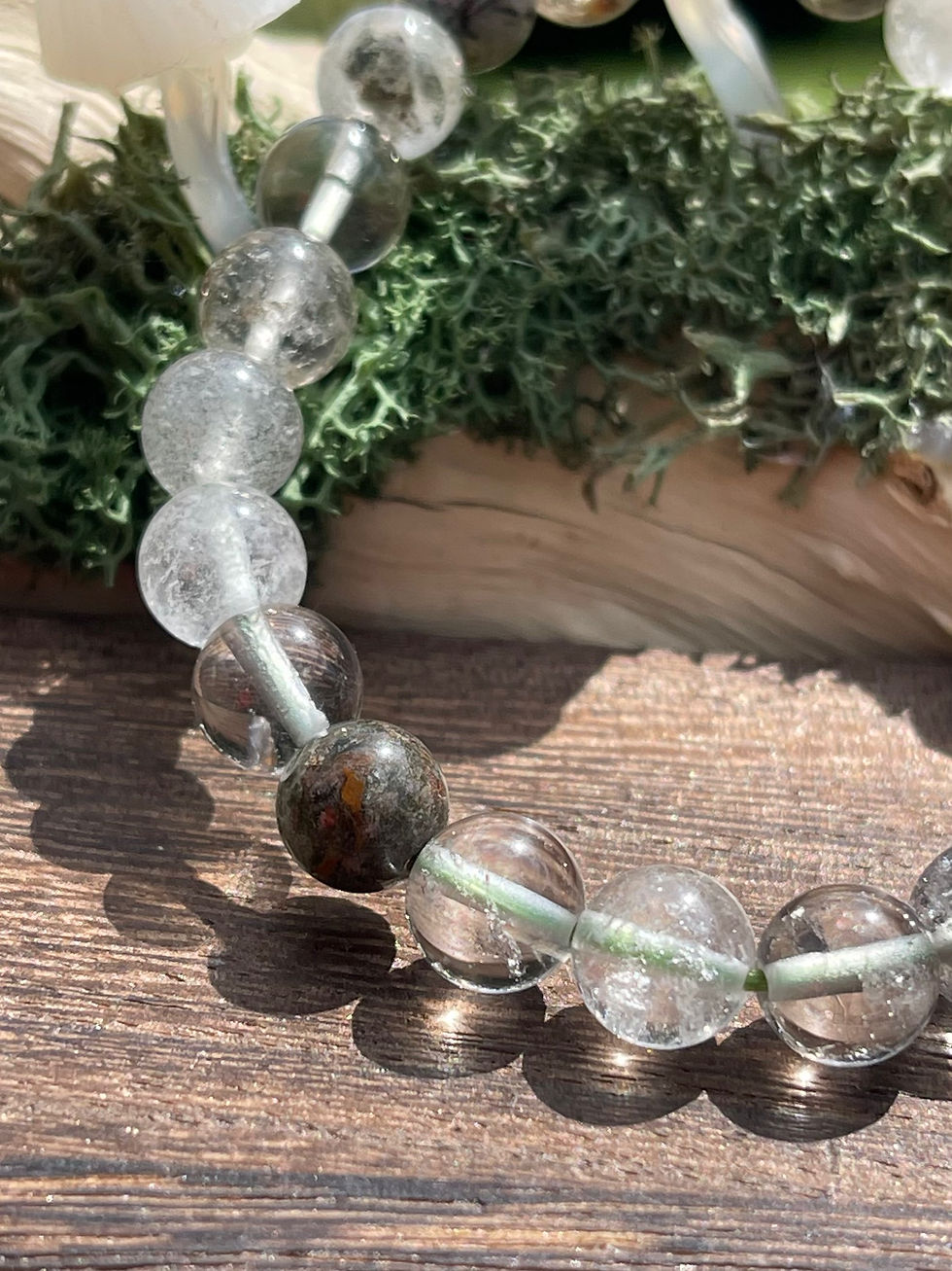Thumbnail: Garden Quartz Bracelet 8mm Beads