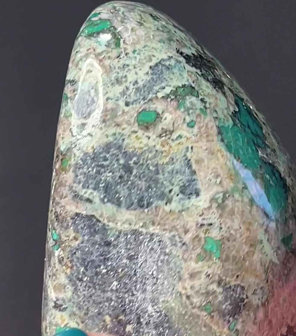 Thumbnail: Chrysocolla Cuprite Free Form Break the Pattern
