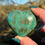 Thumbnail: Chrysocolla Heart with Shattuckite and Cuprite Inclusions