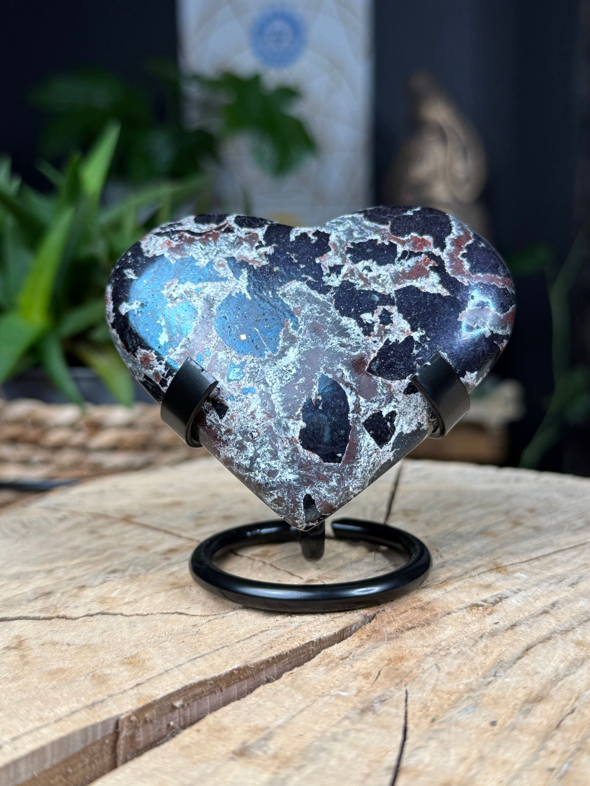 Covellite Heart Transformation and Alchemy