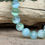 Thumbnail: Selenite Blue and Green Colour Enhanced 10mm Bracelet 