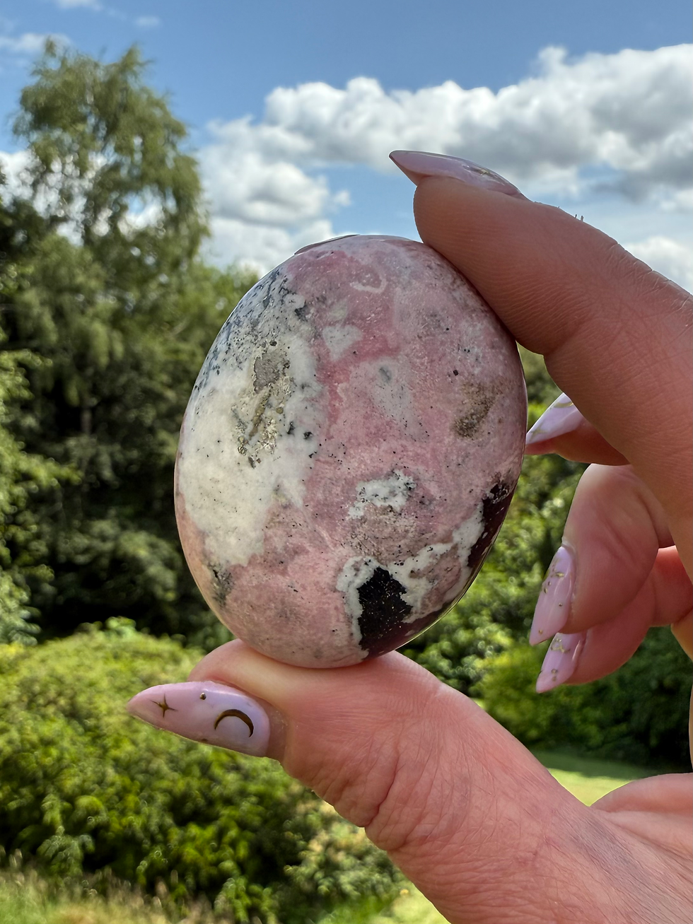 Thumbnail: Peruvian Rhodonite Palm Overcome Emotional Wounding 