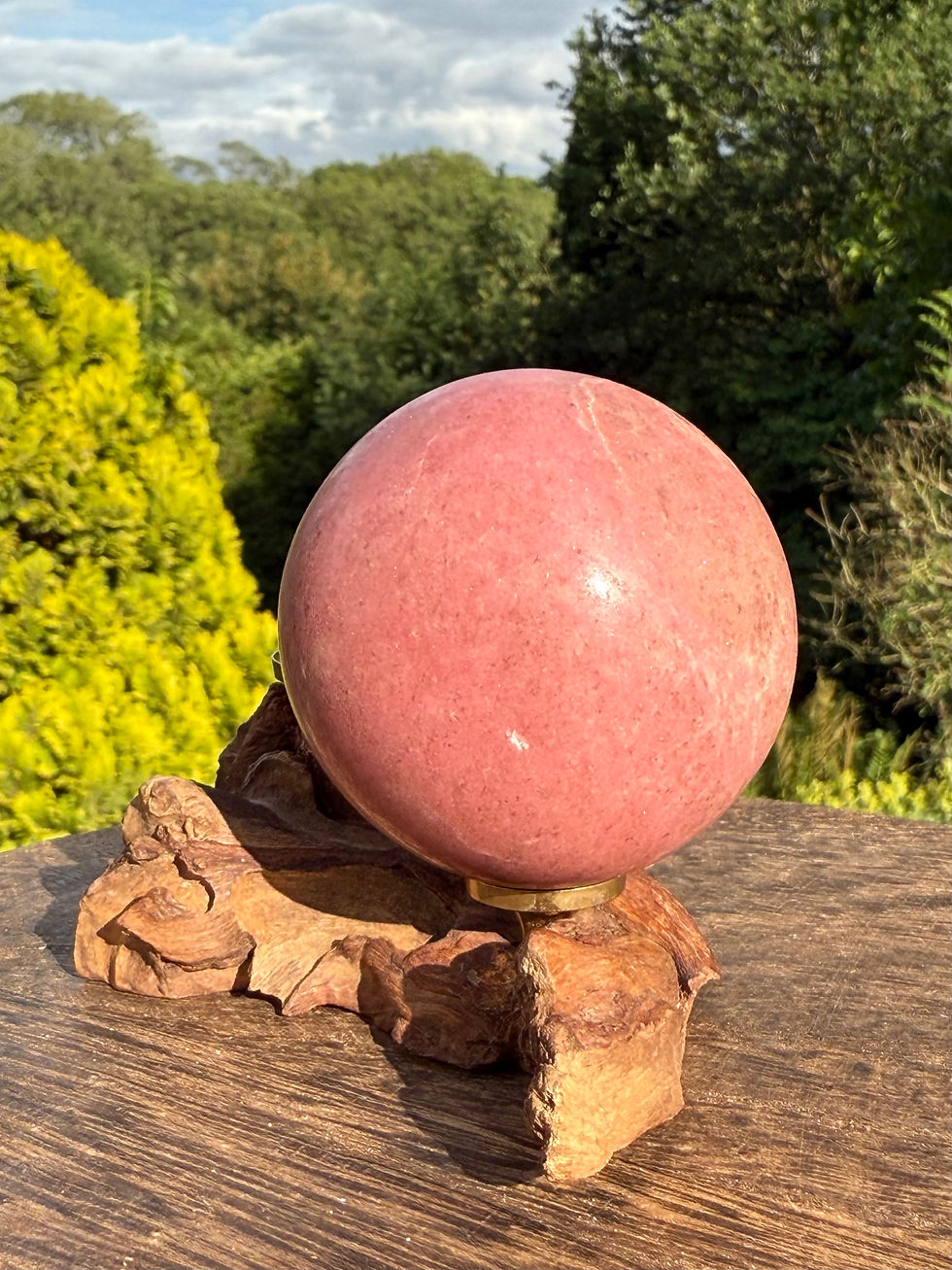 Thumbnail: High Grade Norwegian Thulite Sphere