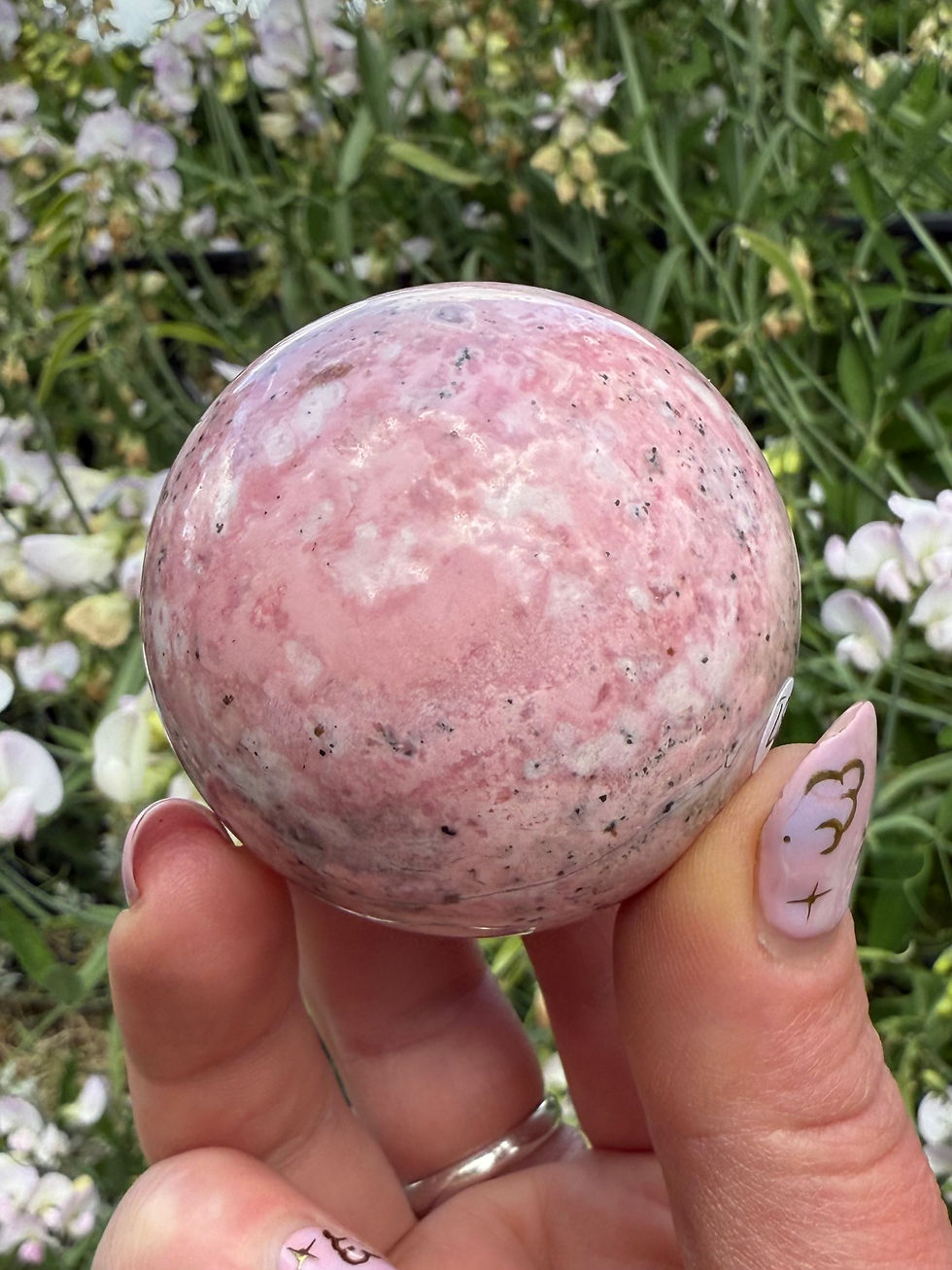 Thumbnail: Peruvian Rhodonite Sphere Manage Overwhelm 
