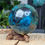 Thumbnail: Shattuckite Sphere with Hematite, Quartz, Chrysocolla Inclusions 1.28kg 