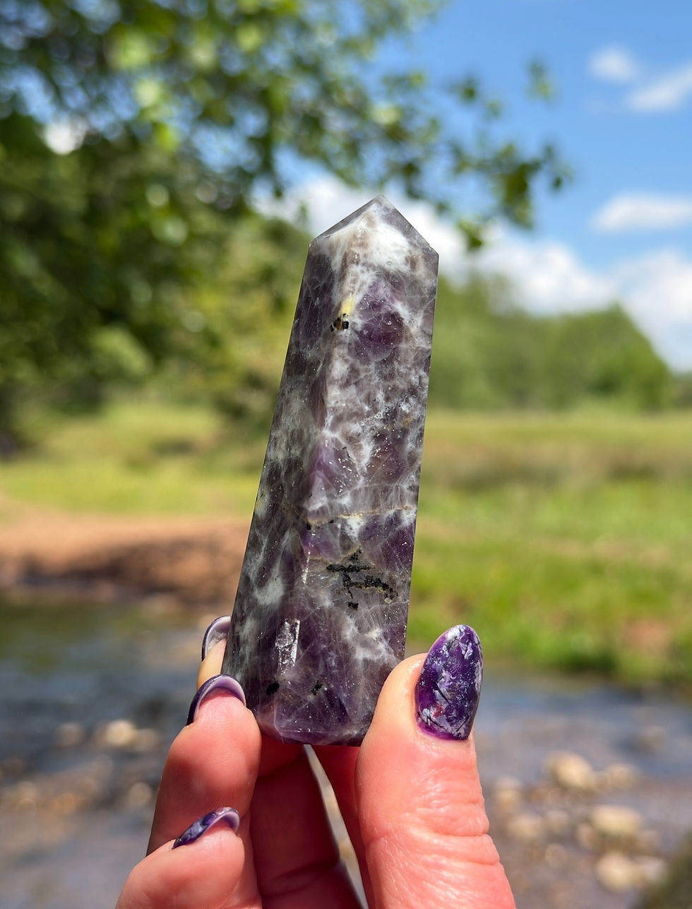 Thumbnail: Morado Opal 4-Sided Tower From Mexico  