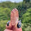Thumbnail: Tangerine Lemurian Quartz Natural Point from Brazil 