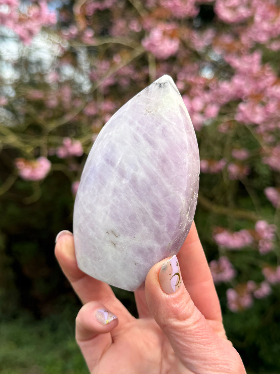 Thumbnail: Kunzite Flame (a little wonky) Dissolve Negative Energy 