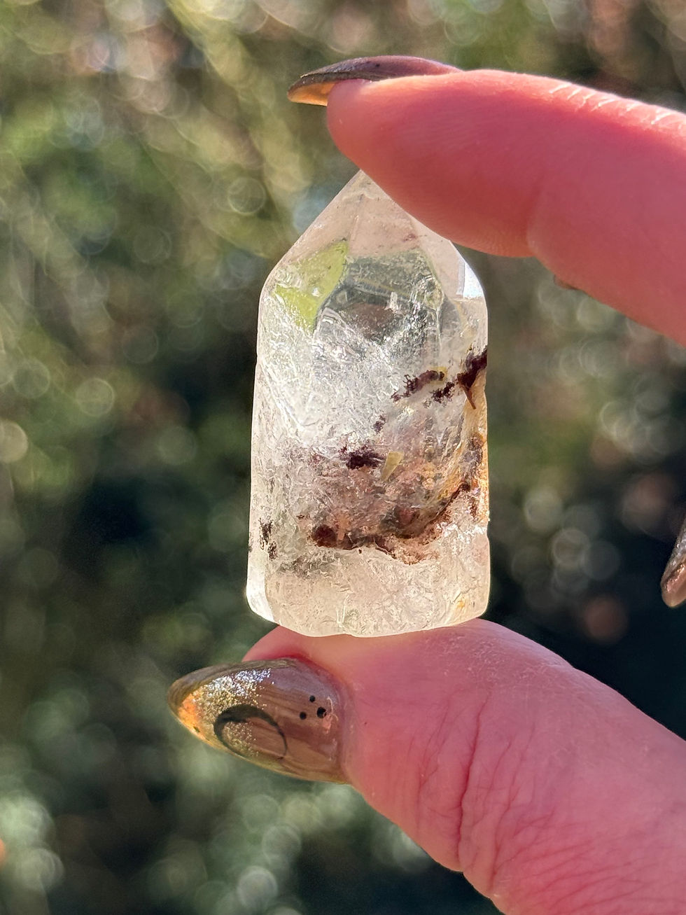 Thumbnail: Garden Quartz Small Point Roughly Polished