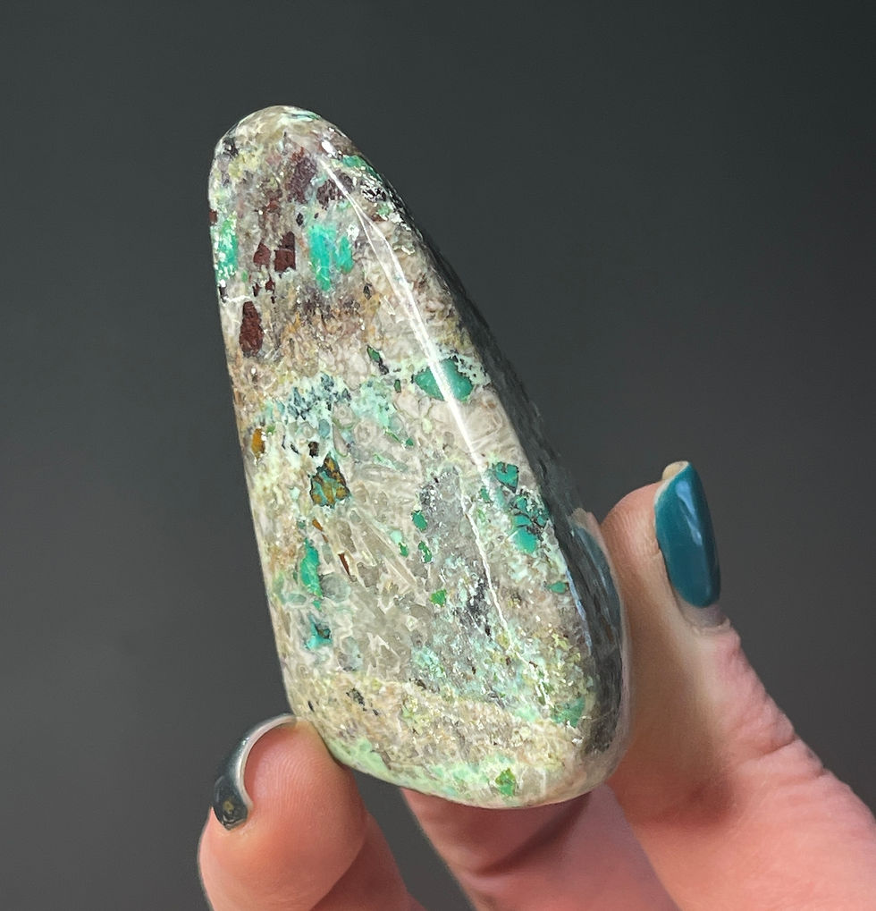 Thumbnail: Chrysocolla Cuprite Free Form Nervous System